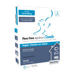 Flea free spot - on combo pour chiens de 10 - 20 kg 4 pipettes Flea free spot - on combo pour chiens de 10 - 20 kg 4 pipettes