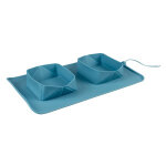 Gamelles en silicone pour les voyages (duo, enroulables) une pi�ce