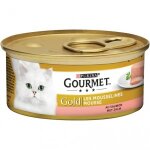 Gourmet gold mousse au saumon pour chat 1 lot (24 x 85 g)