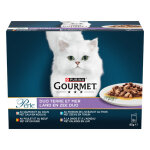 Gourmet perle duo � la viande et au poisson p�t�e pour chat (12x85g) 4 bo�tes (48 x 85 g)