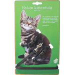 Harnais pour chaton avec syst�me de clic noir