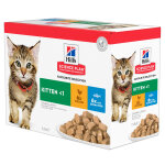 Hill's kitten selection combi poulet & poisson p�t�e pour chaton 85g 1 bo�te (12 x 85 g)