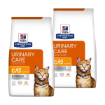 Hill's prescription diet c / d multicare urinary care au poulet pour chat 2 x 12 kg