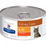Hill's prescription k / d kidney care p�t�e pour chat (bo�te) 1 lot (24 x156 g)