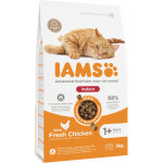 Iams adult indoor au poulet frais pour chat 10 kg