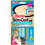 Inaba churu skin & coat au thon et coquilles saint - jacques pour chat 12 x 14 g