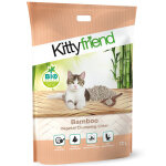 Kitty friend bamboo liti�re v�g�tale pour chat 10 litres