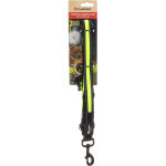 Laisse pour le jogging flitzy noir & jaune (105 - 175 / cm 70 - 160 cm) une pice