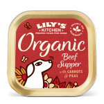 Lily's kitchen organic supper p�t�e au b?uf pour chien 11 x 150 g
