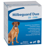 Milbeguard (milbactor) duo 25 / 250 mg vermifuge pour grand chien 48 comprims