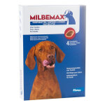 Milbemax vermifuge  croquer pour chien plus de 5 kg 4 comprims