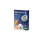 Milprazon vermifuge mchable pour chiot et petit chien (2, 5 mg / 25 mg) 4 comprims