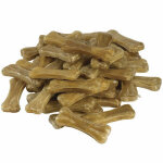 Os pour chien en peau de boeuf press 13cm 20 pices