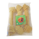 Os en peaux de buffle 25 cm pour chien 6 pices