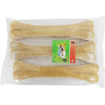 Os en peaux de buffle press� 26 cm pour chien 3 pi�ces