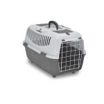 Panier de transport avec porte en m�tal gris m