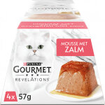 Purina gourmet revelations mousseline au saumon pour chat (57 gr) 3 lots (12 x 57 g)
