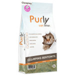 Purly clumping liti�re de bentonite pour chat - baby powder 5 litres