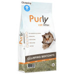 Purly clumping liti�re de bentonite pour chat - natural 5 litres