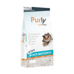 Purly clumping white liti�re de bentonite pour chat - active 10 litres