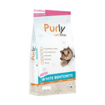 Purly clumping white liti�re de bentonite pour chat - fresh 10 litres