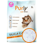 Purly liti�re de silice pour chat baby powder 5 litres (2, 2kg)