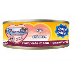 Renske p�t�e de poulet pour chat (70 gr) 1 lot (24 x 70 g)