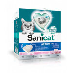 Sanicat active white lotus flower liti�re pour chat 10 litres