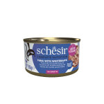 Schesir thon avec des blanchailles (en bouillon) pte pour chat (bote) 1 lot (12 x 85 g)