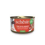 Schesir thon avec crevettes (gel�e) p�t�e pour chat (bo�te) 1 lot (12 x 85 g)