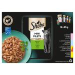 Sheba mini filets s�lection du chef en sauce p�t�e pour chat (sachets 85 g) 2 x (12 x 85 g)