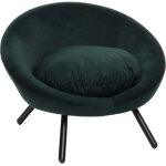 Sofa dolco chaise longue ronde verte pour chien et chat une pi�ce