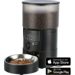Trixie distributeur automatique de nourriture tx - c smart - 3 litres - interactif avec cam�ra une pi�ce ...
