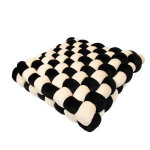 Velvet vibe coussin pour chat noir / beige