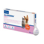Virbac allerderm spot - on pour petit chien et chat (jusqu'� 10 kg) 6 pipettes