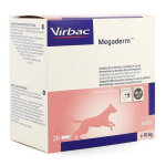 Virbac megaderm - chien  partir de 10 kg / 28 sachets 1 paquet
