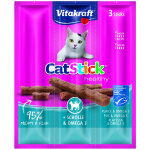 Vitakraft catstick healthy plie & omega - 3 pour chats 5 x 3 bâtonnets Vitakraft catstick healthy plie & omega - 3 pour chats 5 x 3 bâtonnets