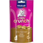 Vitakraft crispy crunch friandises anti - boules de poils pour chat (60 g) 2 paquets