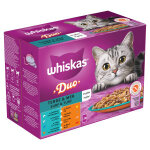 Whiskas 1 + duo surf & turf en gel�e multipack (12 x 85 g) 2 paquets (24 x 85 g)