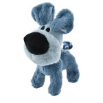 Woezel & pip jouet en peluche avec son pour chien (30 cm) pip (beige)
