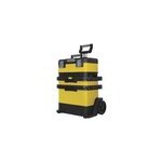 1 - 95 - 621 boite  outils noir, jaune, chariot  outils