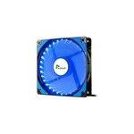 L - 12025 boitier pc ventilateur 12 cm noir, bleu, ventilateur de botier