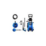 128471191 nettoyeur haute pression droit electrique 500 l / h 2100 w bleu, noir