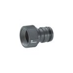 2801 - 20 raccord des tuyaux d''eau connecteur de tuyau noir, raccord de robinet