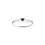 28097912 couvercle rond noir, acier, transparent