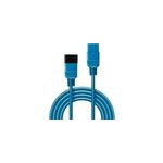 30120 câble électrique bleu 1 m coupleur c19 coupleur c20, câble d''extension 30120 câble électrique bleu 1 m coupleur c19 coupleur c20, câble d''extension