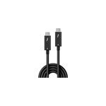 31121 câble thunderbolt 2 m 40 gbit / s noir 31121 câble thunderbolt 2 m 40 gbit / s noir