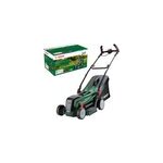 37 - 550 marcher derri�re un tracteur tondeuse batterie noir, vert, tondeuse � gazon