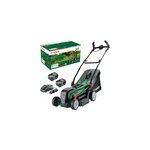 37 - 550 marcher derri�re un tracteur tondeuse batterie noir, vert, tondeuse � gazon