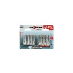 4 + 4 lithium aa batterie � usage unique